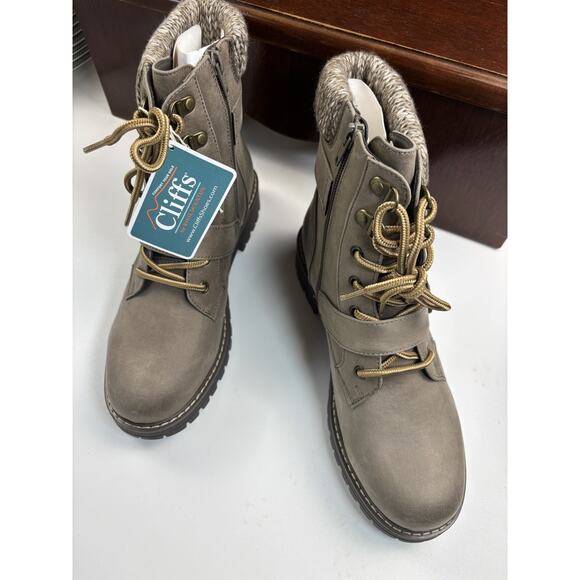 Cliffs By White Mountain Marlee Womens Ankle Boot Stone Size 8.5 W - Picture 5 of 16